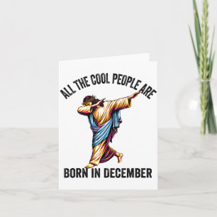Coole Leute Werden Im Dezember Christlich Weihnach Karte