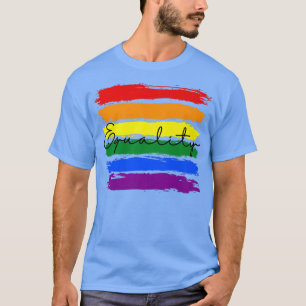 Coole LGBT-Rainbow-Pride-Flag-Design-Gleichheit Re T-Shirt