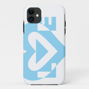 Coole Liebe Grafik, blau Case-Mate iPhone Hülle
