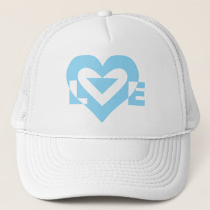 Coole Liebe Grafik, blau Truckerkappe