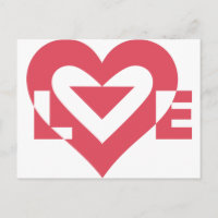 Coole Liebe Grafik, Kirschrosa