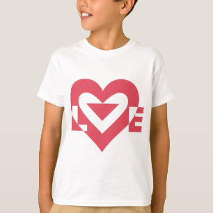 Coole Liebe Grafik, Kirschrosa T-Shirt
