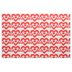 Coole Liebe Grafik, rot Stoff