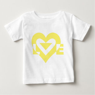 Coole Liebe Graphic, gelb Baby T-shirt
