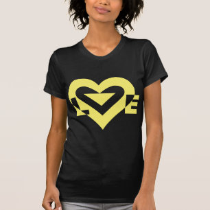 Coole Liebe Graphic, gelb T-Shirt