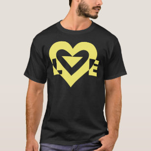Coole Liebe Graphic, gelb T-Shirt