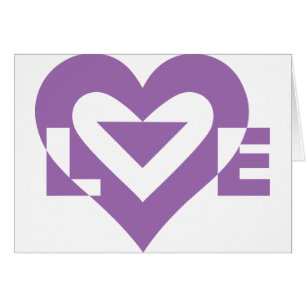 Coole Liebe Graphic, Lila