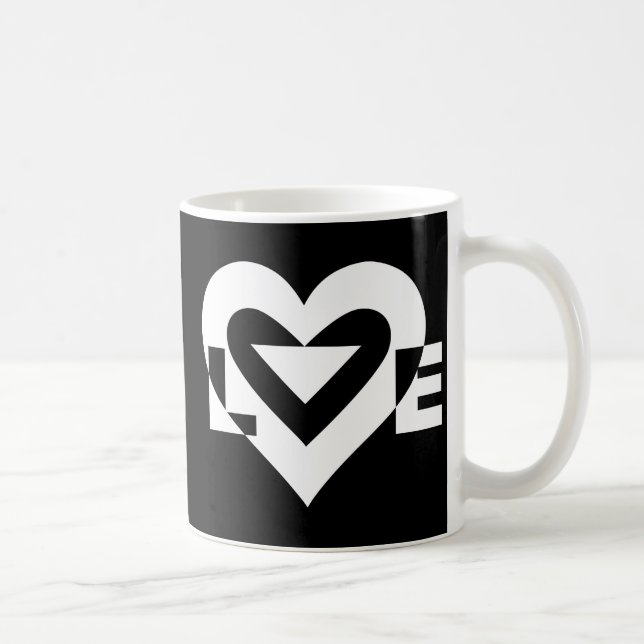 Coole Liebe Graphic, White Tasse (Rechts)