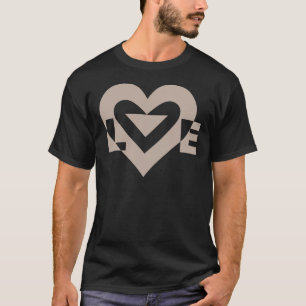 Coole Liebe Grau T-Shirt
