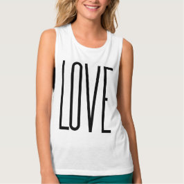 Coole Liebe - Minimalistisches Grafikdesign Tank Top