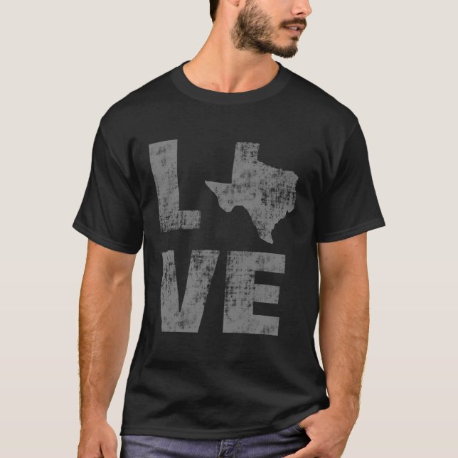 Coole Liebe Texas T-Shirt (Vorderseite)