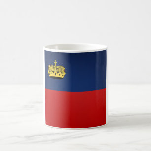 Coole Liechtensteinflagge Kaffeetasse
