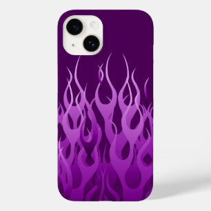 Coole Lila Racing-Flammen Case-Mate iPhone 14 Hülle