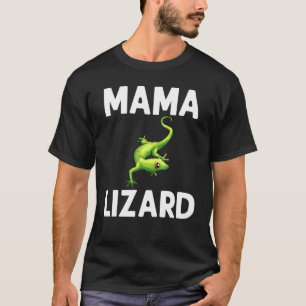 Coole Lizard für Frauen Mama Gecko Green Reptile A T-Shirt