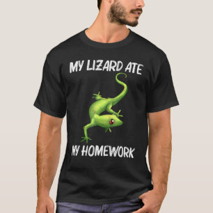 Coole Lizard für Junge Mädchen Gecko Green Reptile T-Shirt