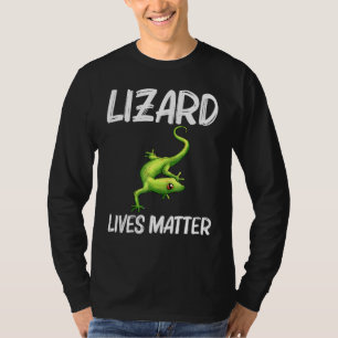 Coole Lizard für Männer Gecko Green Reptile Anim T-Shirt