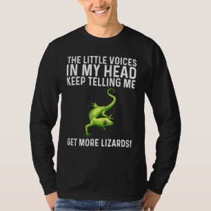 Coole Lizard für Männer Gecko Green Reptile Anim T-Shirt