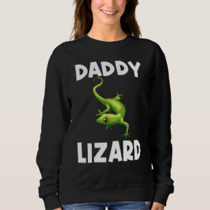 Coole Lizard für Männer Pater Gecko Green Reptile Sweatshirt