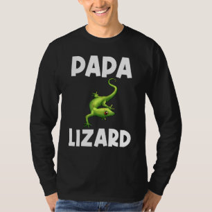 Coole Lizard für Männer Pater Gecko Green Reptile  T-Shirt