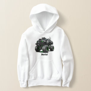 Coole LKW-Liebhaber des Monsters tragen ihren Name Hoodie