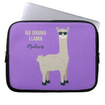Coole Llama-individuelle Name- und Farb-Laptop-Ärm