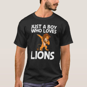 Coole Löwe für Jungen Jungle Safari Tier T-Shirt