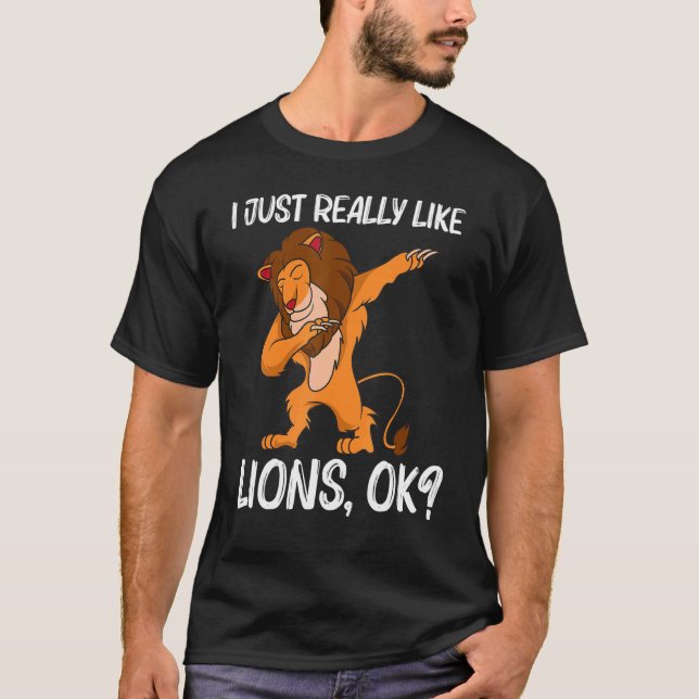 Coole Löwe - Jungle Safari T-Shirt (Vorderseite)