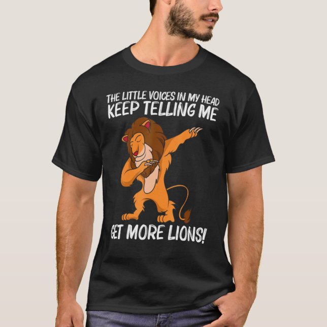 Coole Löwe - Jungle Safari T-Shirt (Vorderseite)