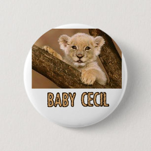 coole Löweentwürfe Button