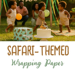 Coole Löwen Geschenkpapier Set