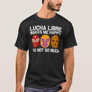 Coole Lucha Libre für Männer Frauen Luchador Mexik T-Shirt