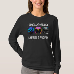 Coole Lucha Libre Kunst für Männer Luchador Ringen T-Shirt