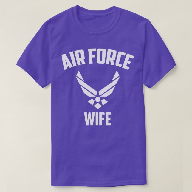 Coole Luftwaffe Ehefrau Geschenk Bestes proud Vete T-Shirt (Design vorne)