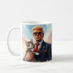 Coole MAGA Cat TRUMP mit einer katzenniedlichen So Kaffeetasse