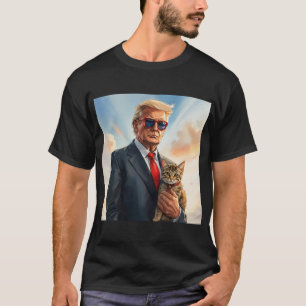 Coole MAGA Cat TRUMP mit einer katzenniedlichen So T-Shirt