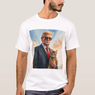 Coole MAGA Cat TRUMP mit einer katzenniedlichen So T-Shirt