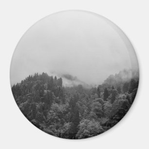 Coole, magische Nebelnatur Magnet