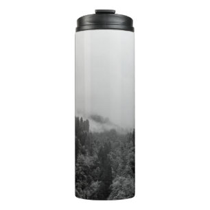 Coole, magische Nebelnatur Thermosbecher
