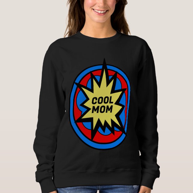 COOLE MAMA COMIC BUCH STYLE T - SHIRT (Vorderseite)