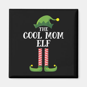 Coole Mama Elf Matching Familiengruppe Weihnachts- Magnet