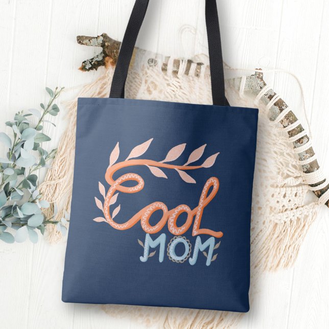 Coole Mama Handschrift Navy Blue Mother Day (Von Creator hochgeladen)