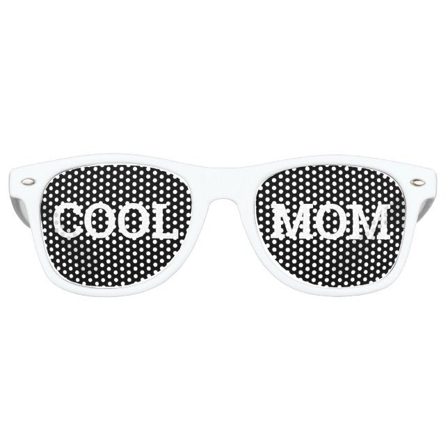 COOLE MAMA Retro Schatten / Fun Party Sonnenbrille (Vorderseite)