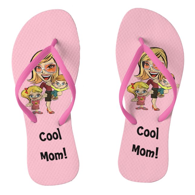 Coole Mama Rosa Flip Flops (Fußbett)