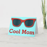 Coole Mama-Sonnenbrille-Gruß-Karte