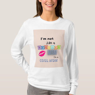 "Coole Mama Vibes" Langschläfer-T-Shirt T-Shirt