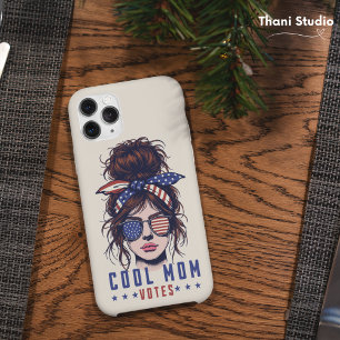 Coole Mama wählt Vintag Messy Hair Lady Election Case-Mate iPhone Hülle