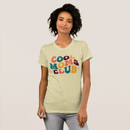 Coole Mamas Club Groovy Retro Summer Vibes Sad Bei T-Shirt