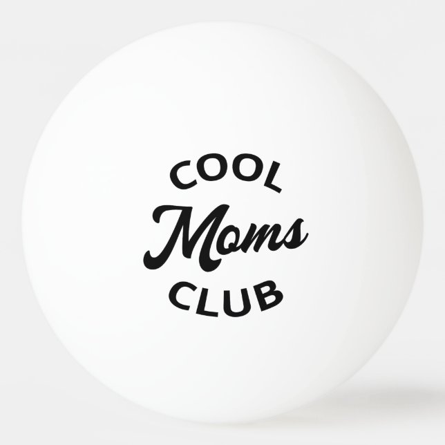 Coole Mamas Club I Tischtennisball (Vorderseite)