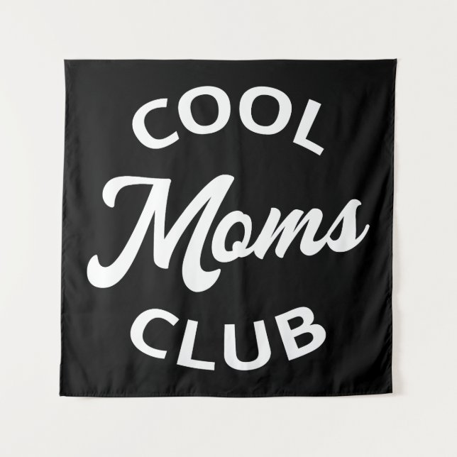 Coole Mamas Club I Wandteppich (Vorderseite)