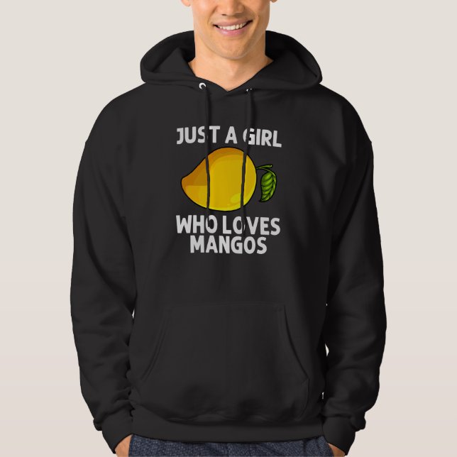 Coole Mango für Mädchen Kinder Mangos Frucht Mango Hoodie (Vorderseite)